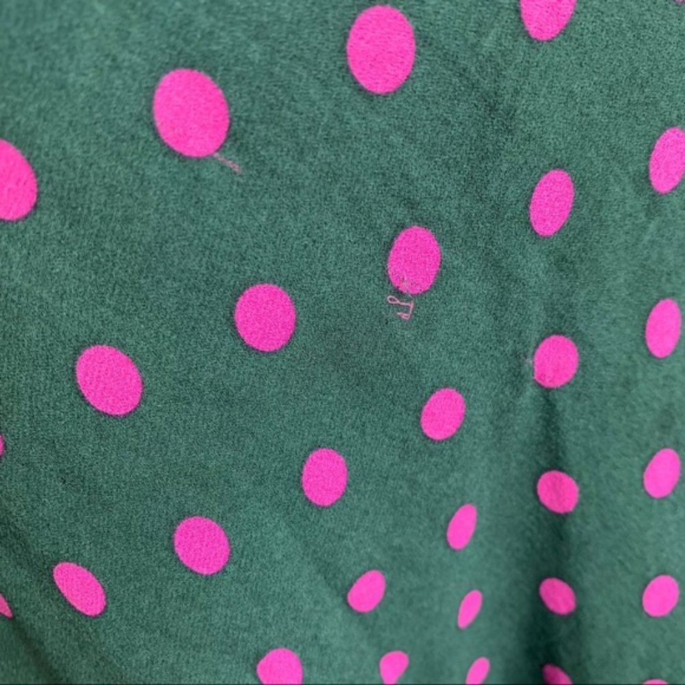 Rare Vintage Moschino Silk Polka Dot Retro Dress sz S - Picture 15 of 15